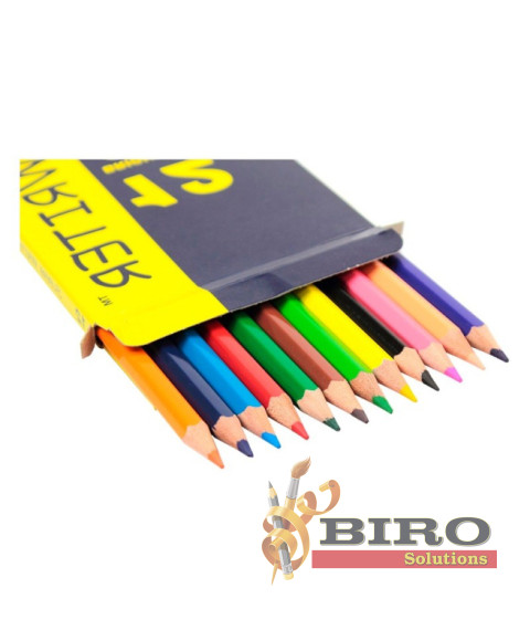 Creioane colorate MARCO SuperbWriter, 12 culori, 4100-12CB